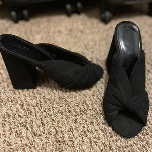 Forever 21 block slide heels